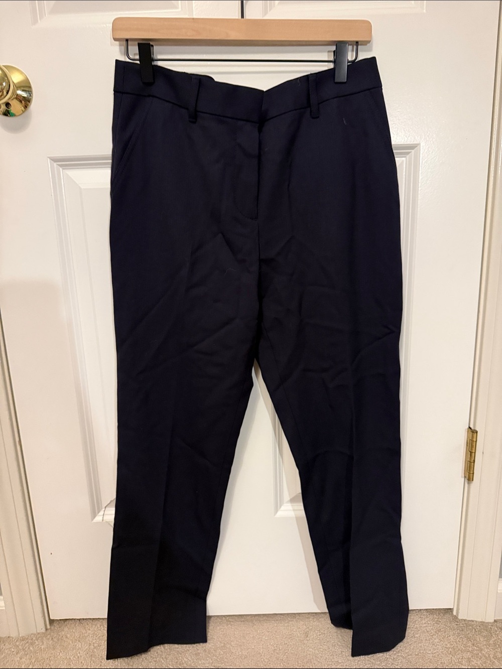 Tory Burch Navy Wool size 8 Dress Pants ( fits like a 6)